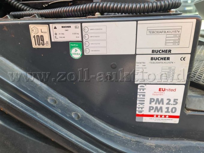 1 Kompaktkehrmaschine Johnston, Typ C 401 Hochdruckreiniger – foto 19 – kavel bij Zoll-Auktion, Remscheid