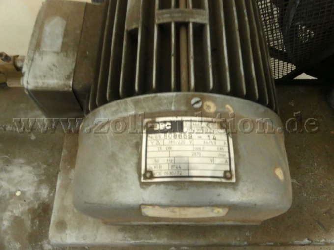 Kompressor Typenschild E-Motor