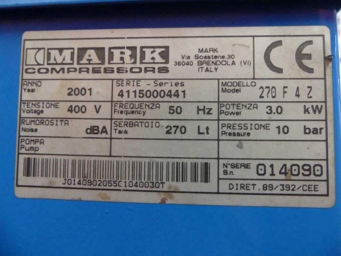 1 Kompressor MARK Stormysilent – foto 3 – kavel bij Zoll-Auktion, Schöpstal