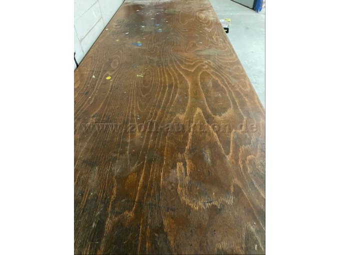 Detailansicht Tischplatte furniert
