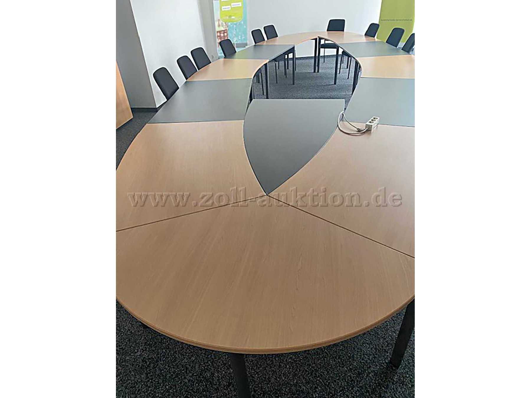 Ansicht der unterschiedlichen Konferenztische von Vorne
