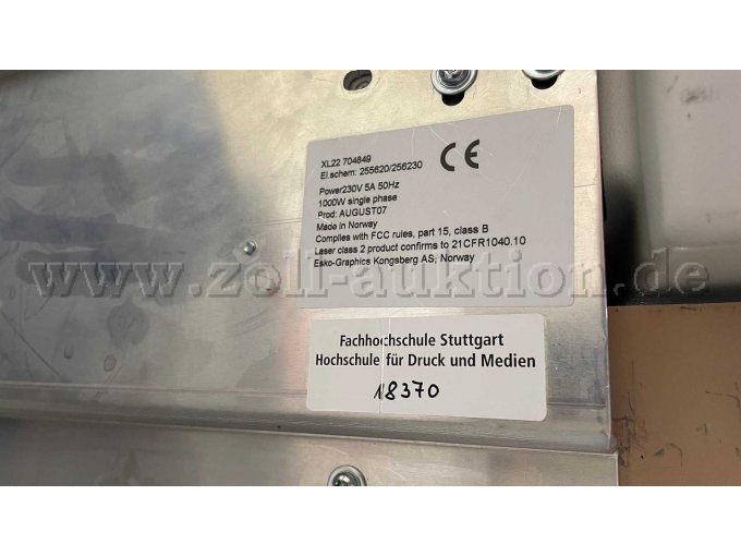 Maschinen- Inventaretikett