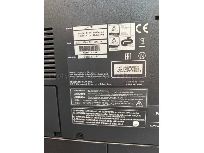 CE bizhub C227-1