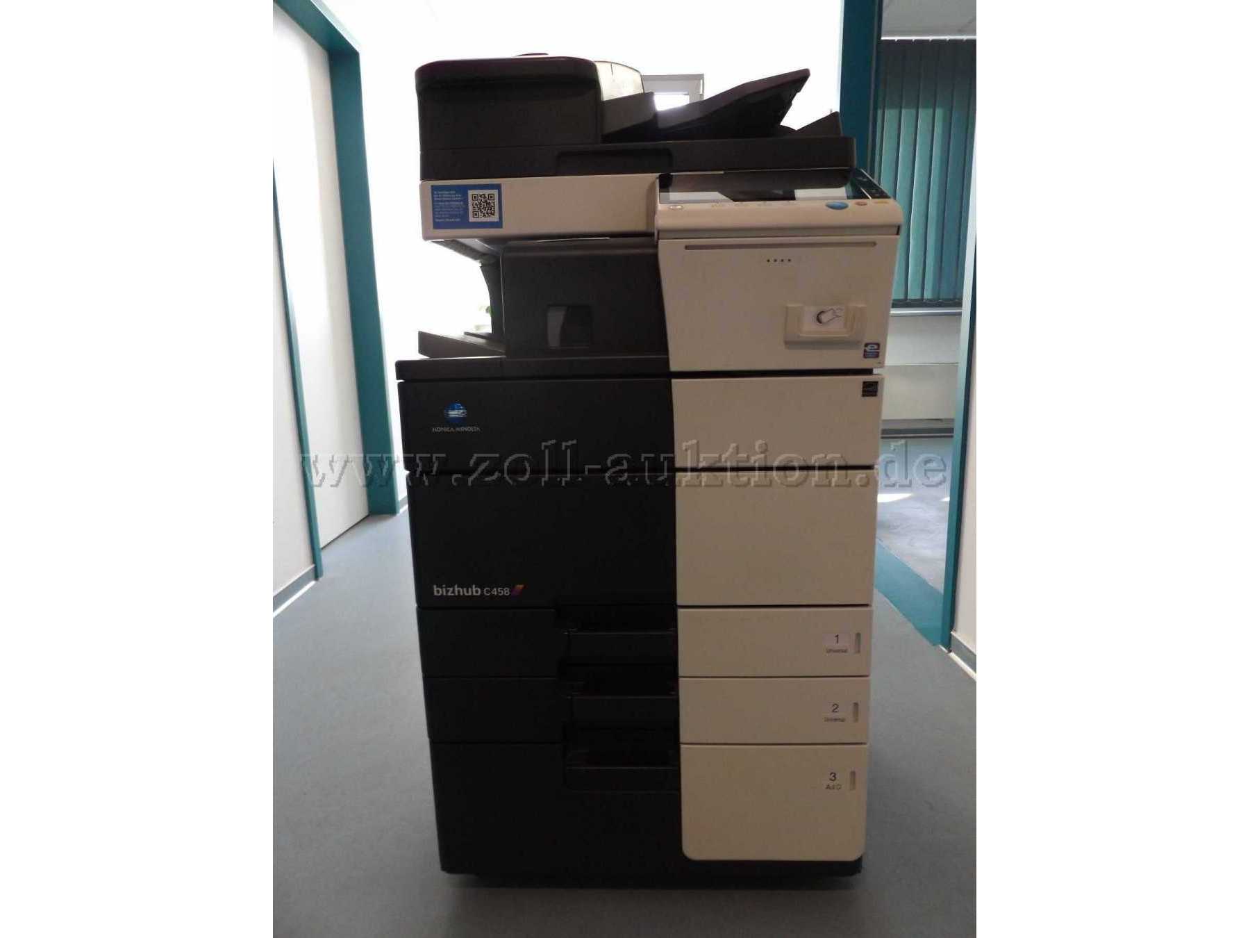 Gesamtansicht Konica Minolta
bizhub C 458