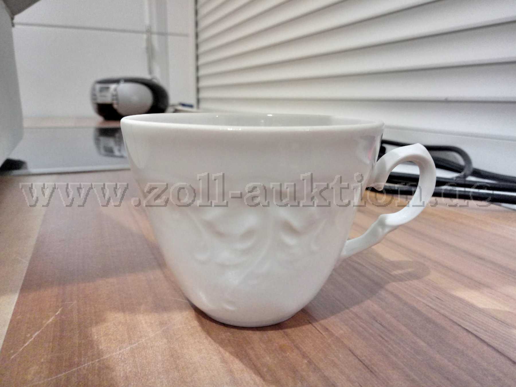Tasse - Seitenansicht, dezentes Muster