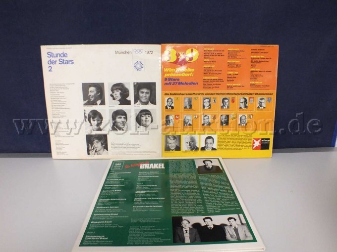 1 bundel, 3 grammofoonplaten, genre "Schlager" – foto 2 – kavel bij Zoll-Auktion, Paderborn