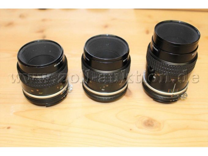 Gesamtansicht der Objektive Gesamtansicht der Objektive