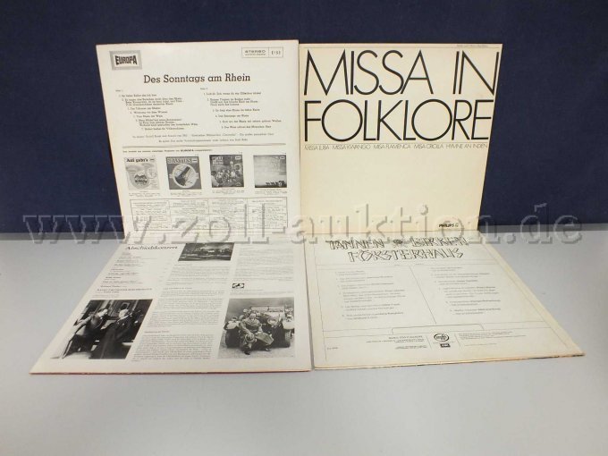 1 bundel, 4 grammofoonplaten, genre "Schlager" – foto 2 – kavel bij Zoll-Auktion, Paderborn