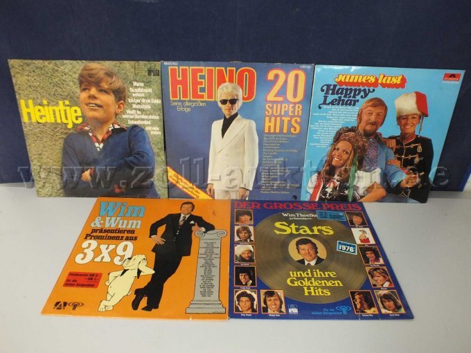 1 Konvolut, 5 Schallplatten Genre "Schlager" – kavel bij Zoll-Auktion, Paderborn