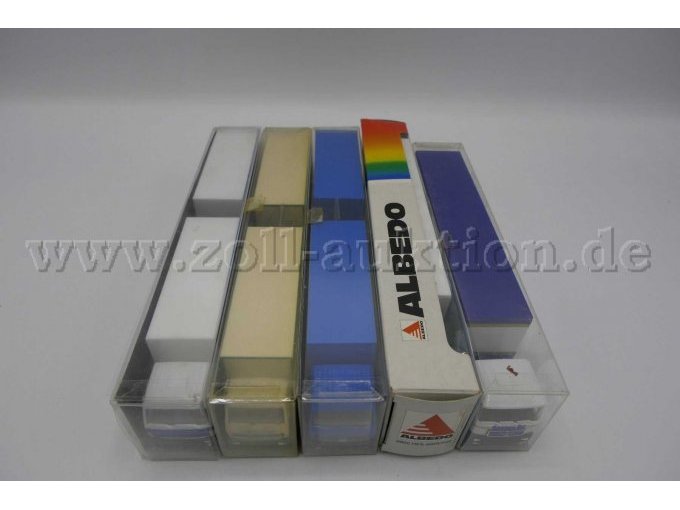 Detailansicht Modelle Teil 2 von schräg oben