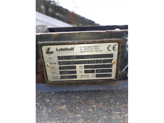 Typschild Grabenlöffel 600mm