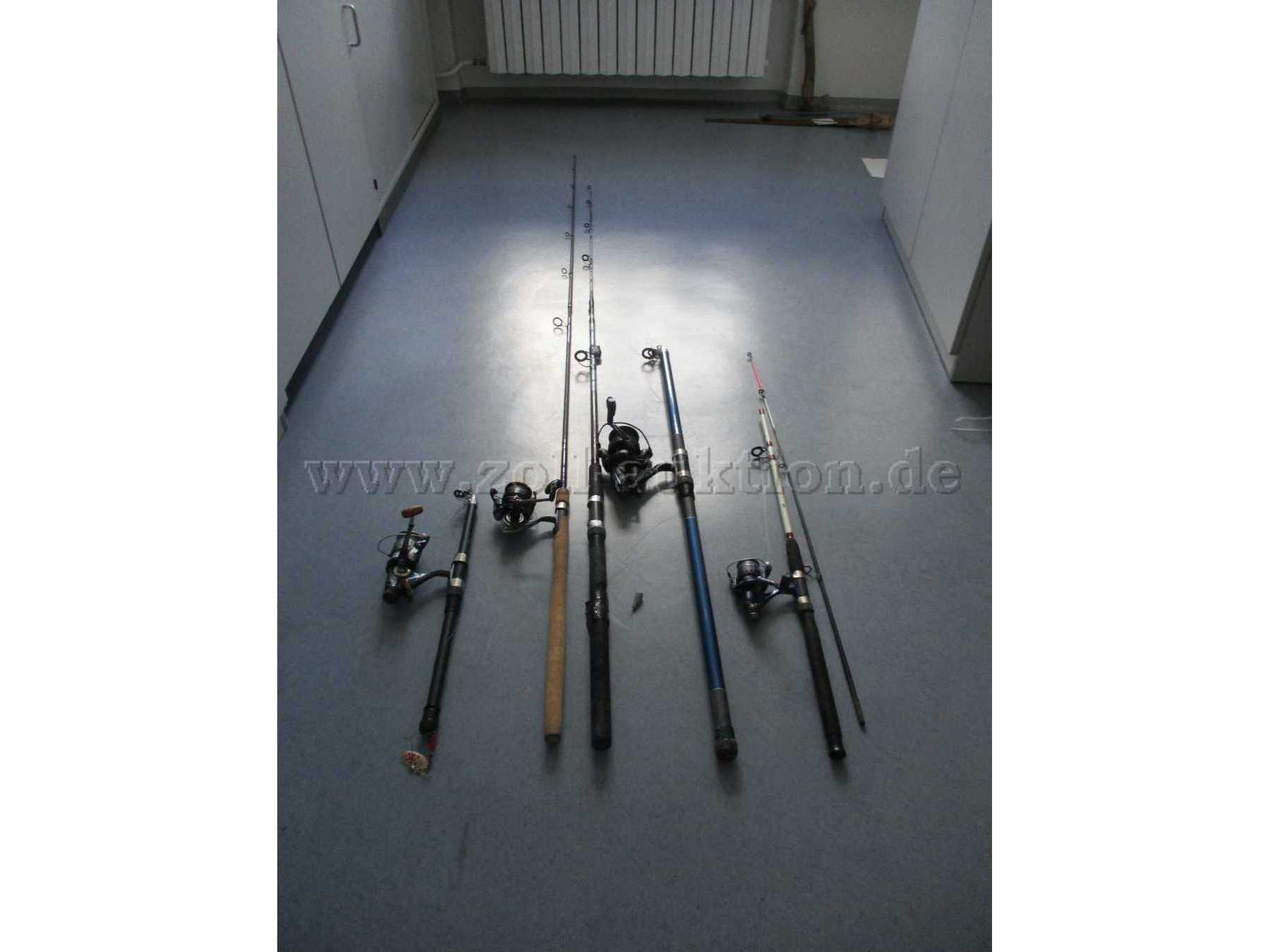 Gesamtansicht zum Konvolut Angeln