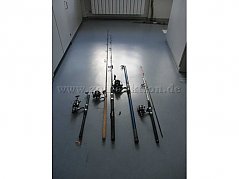 Gesamtansicht zum Konvolut Angeln