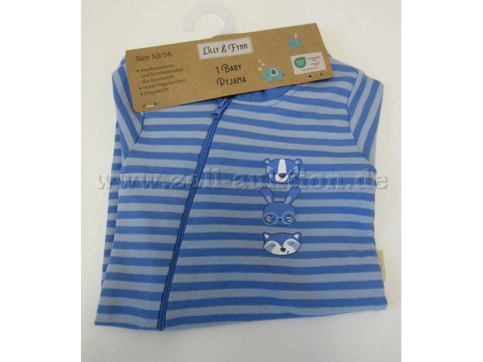 Baby Pyjama Gr. 50/56 blau