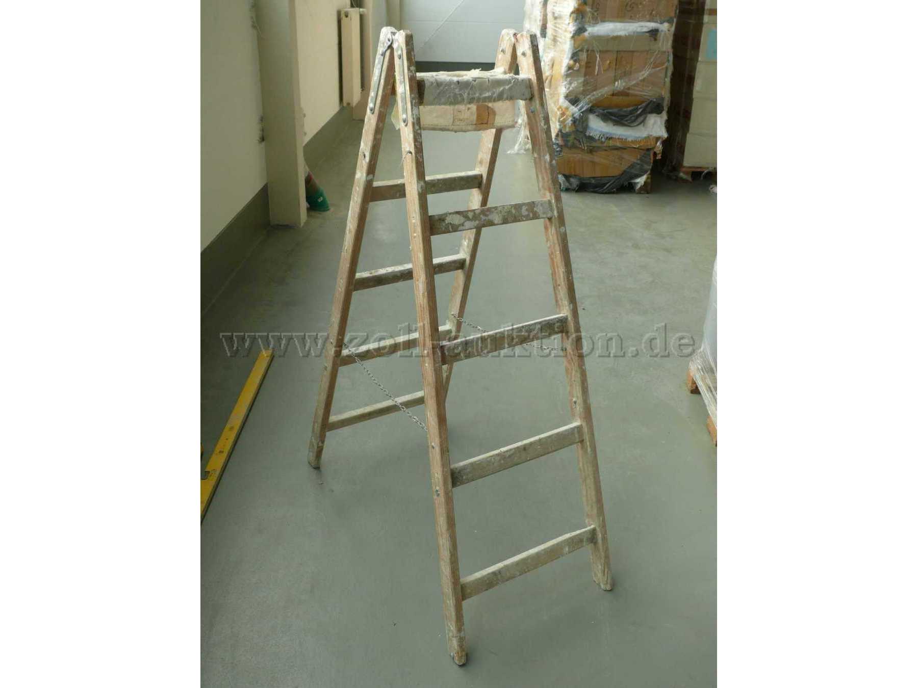 Holzleiter 5-stufig -Malerleiter-