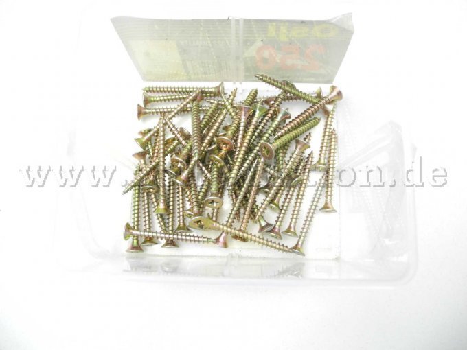 Ansicht Spanplatten-Senkkopfschrauben