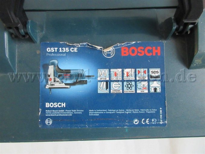 Bosch Stichsäge Typenschild