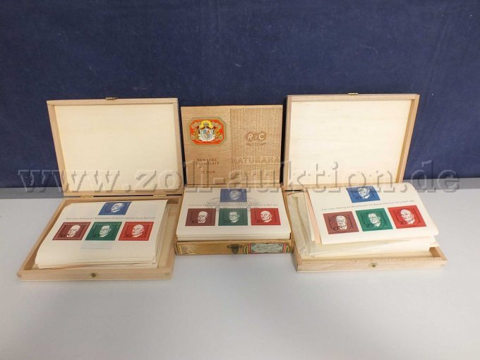 Exemplarische Darstellung der Briefmarken des Konvoluts