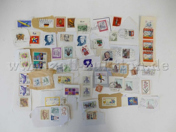 Teilansicht Konvolut 180 Briefmarken