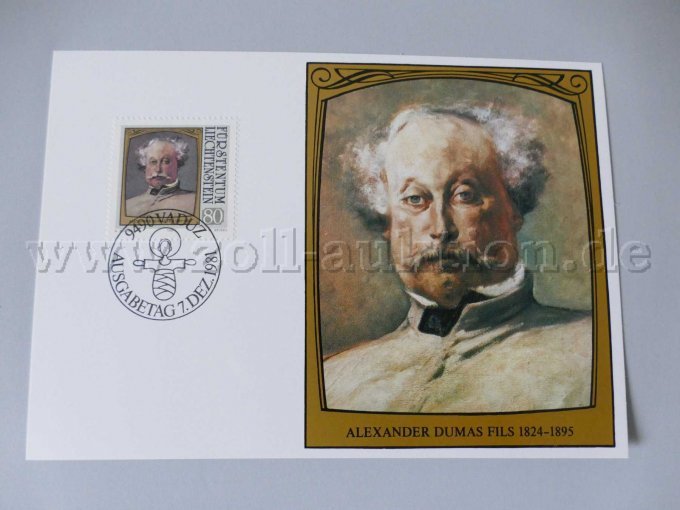 Innenansicht Briefmarkenausgabe Liechtenstein