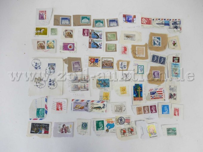 Ansicht 75 unterschiedliche Briefmarken