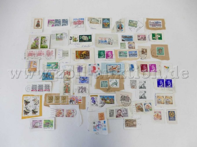 Ansicht 75 unterschiedliche Briefmarken
