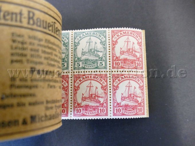 Teilansicht Markenheft Kamerun