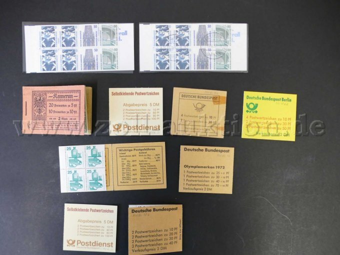 Gesamtansicht Markenheftchen