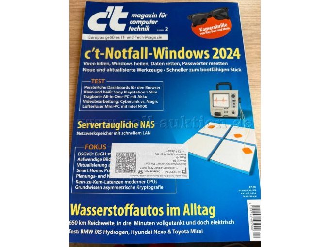 C'T Zeitschrift
Vorderseite C'T Zeitschrift
Vorderseite