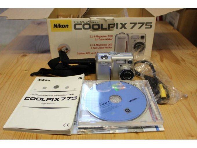 Kamera Nikon Coolpix 775 Gesamtangebot mit Zubehör