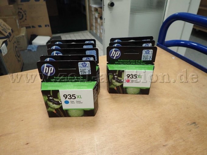 Tintenpatronen HP 935XL Cyan und Magenta