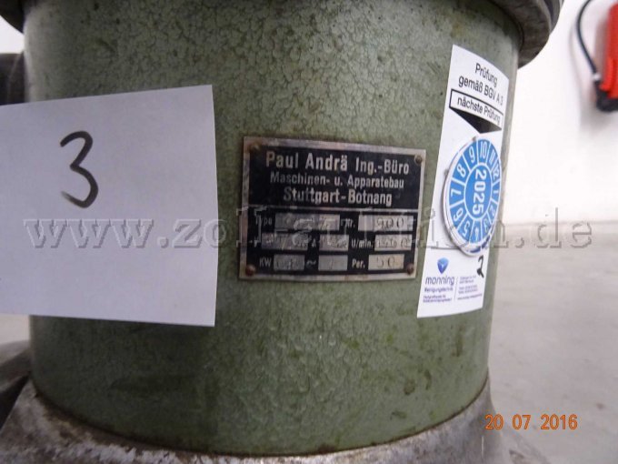 Typenschild Soroma KA 17
