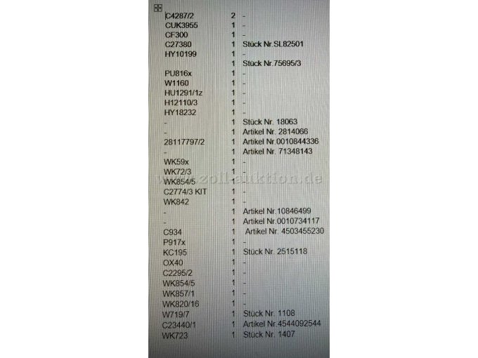 Filter Liste 3
