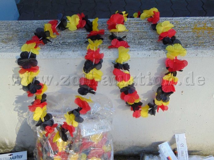 zwei ausgepackte Hawaiiketten