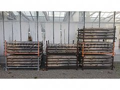 Pfähle Frontansicht