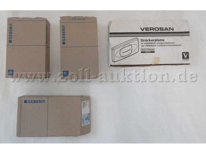 Geberit Füllventil Verosan Drückerplatte Vorderseite