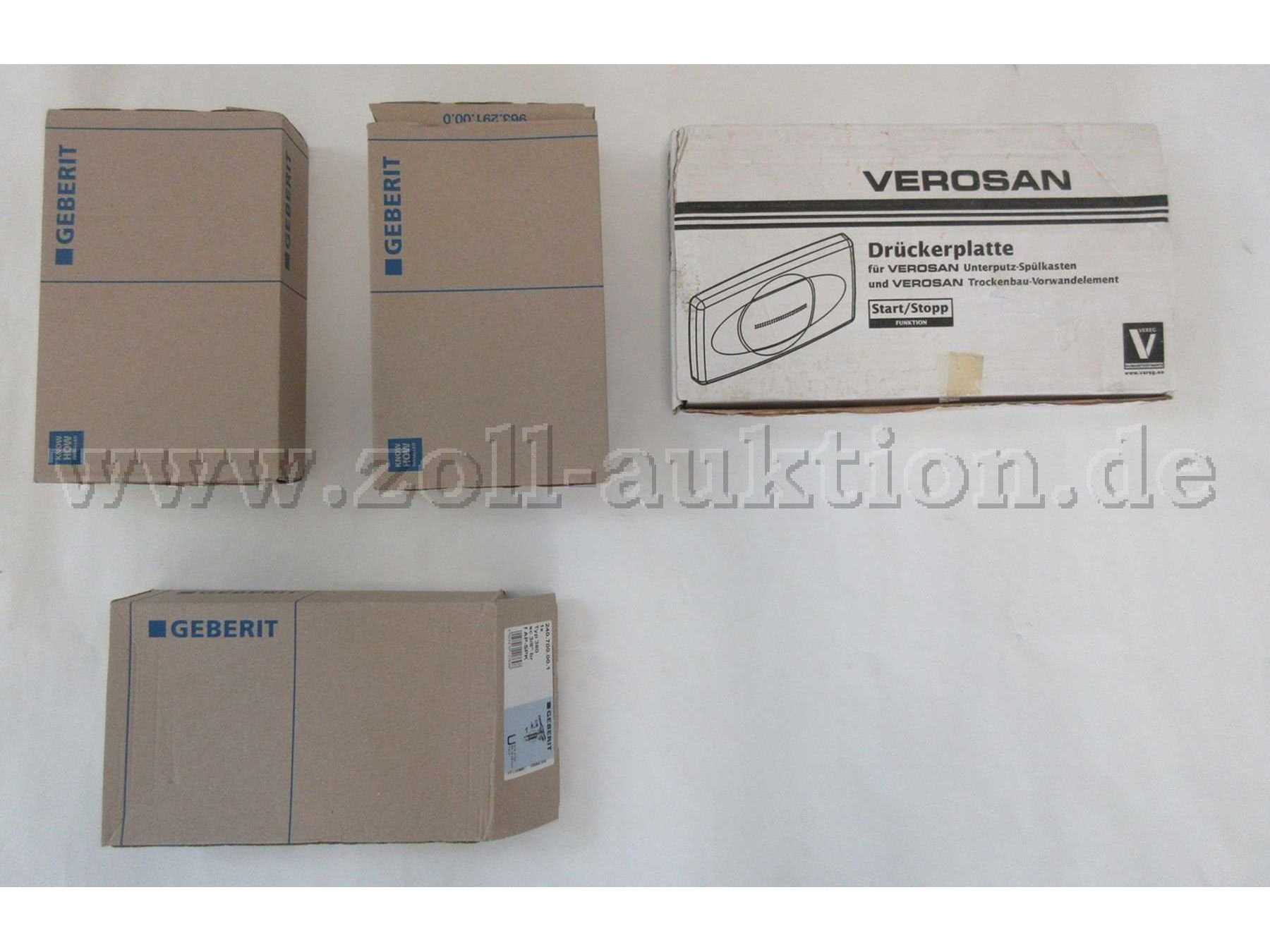 Geberit Füllventil Verosan Drückerplatte Vorderseite