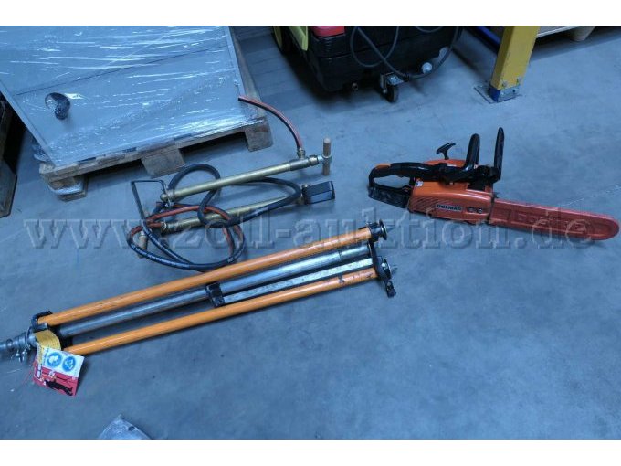 Stativ, Kettensäge, Hydrantenentleerungspumpen