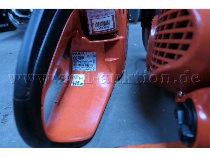 Kettensäge Typenschild