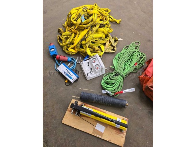 Endlosschlingen 3T, Steuereinheit, Seil, Rohrdichtkissen