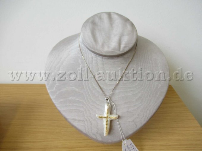 Halskette Silber mit Kreuzanhänger