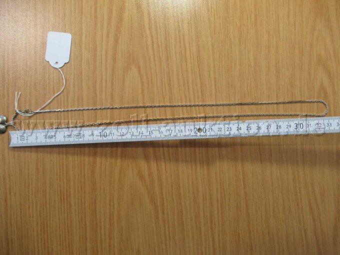 Halskette Silber mit 2 Anhägern Maße