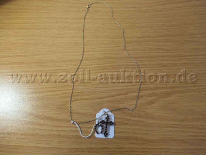 Halskette Silber mit 2 Anhägern