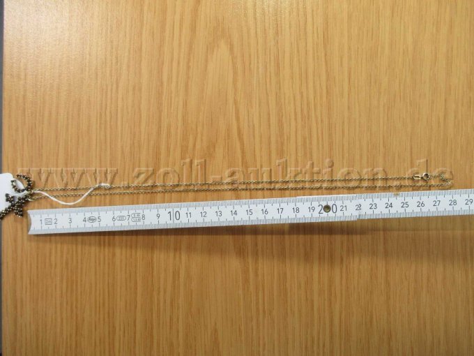 Halskette Silber mit Herzanhänger Maße