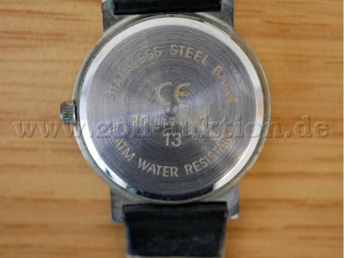 Rückseite Uhr Jet Stream
