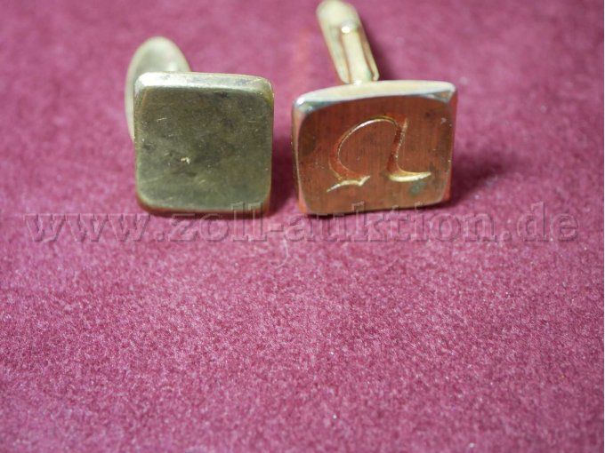 Manschettenknöpfe Seitenansicht