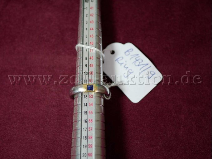 Stahl-/Goldring Größe