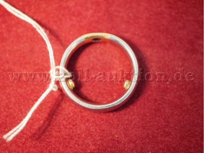 Stahl-/Goldring Seitenansicht