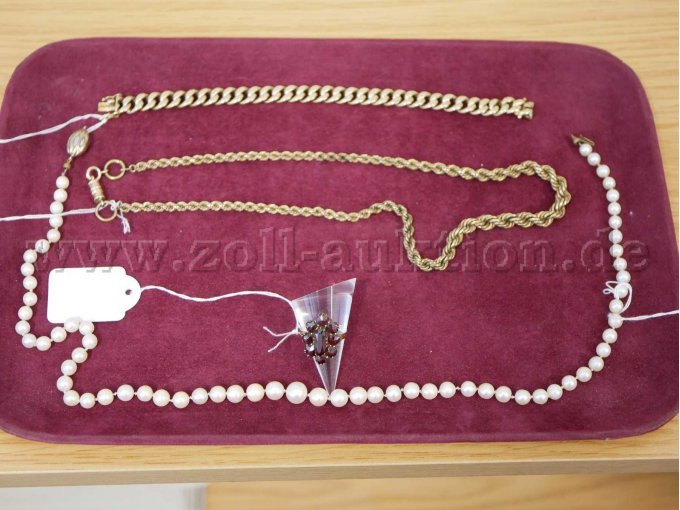 Konvolut Goldschmuck 4-teilig