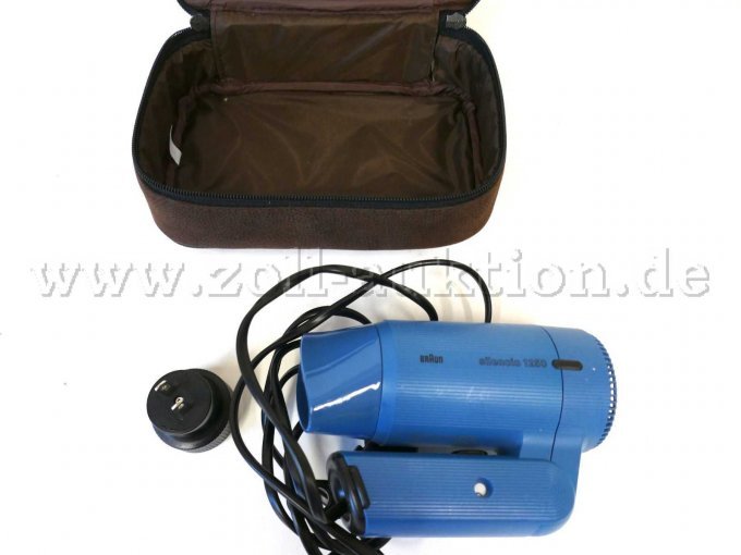 Ansicht Reisehaartrockner und Etui
